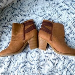 Brown booties